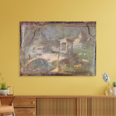 牧歌的な風景、ヘルクラネウムの キャンバスプリント (インサイチュ (リビング))