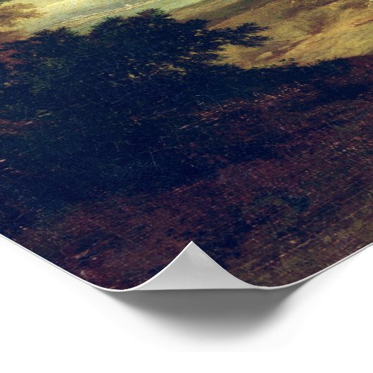 牧歌的な風景 ポスター (角)