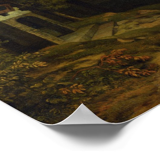 牧歌的な風景 ポスター (角)