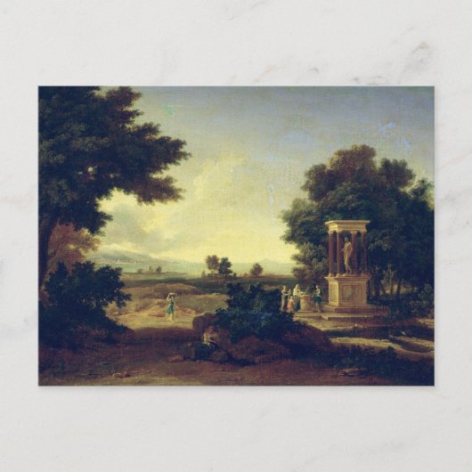 牧歌的な風景 ポストカード (正面)