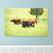 牧歌的な キャンバスプリント (インサイチュ (ウッドフロア))