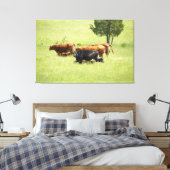 牧歌的な キャンバスプリント (インサイチュ (寝室))