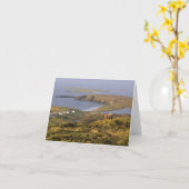 牧歌的アイリッシュコースト カード (黄色い花)