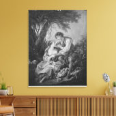 牧歌的シーン キャンバスプリント (インサイチュ (リビング))