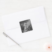 牧歌的シーン スクエアシール (封筒)