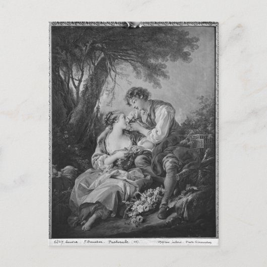 牧歌的シーン ポストカード (正面)