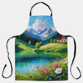 牧歌的パレット – カントリーサイドレイク エプロン (正面)