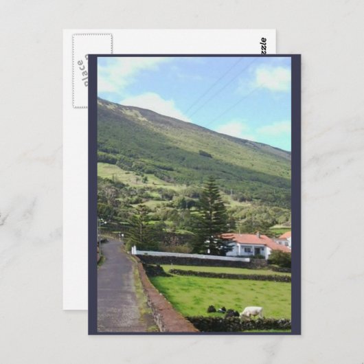 牧歌的ホーム/風景写真はがき ポストカード (正面/裏面)