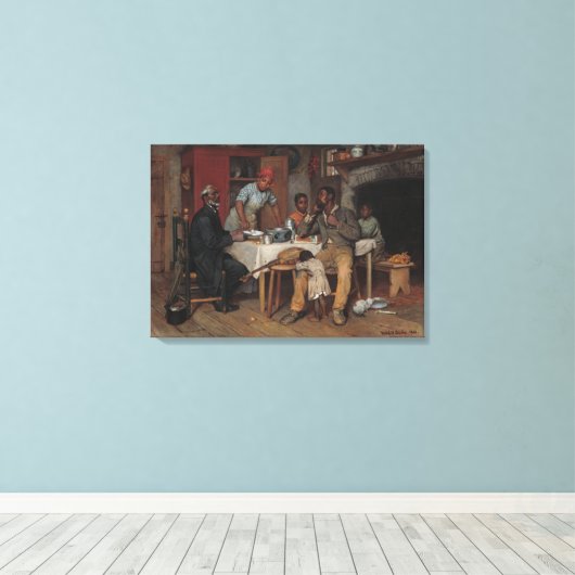 牧歌訪問 キャンバスプリント (インサイチュ (ウッドフロア))