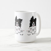 牧羊犬と羊 コーヒーマグカップ (正面右)