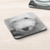 牧羊犬のコルクのコースター コースター (左側)