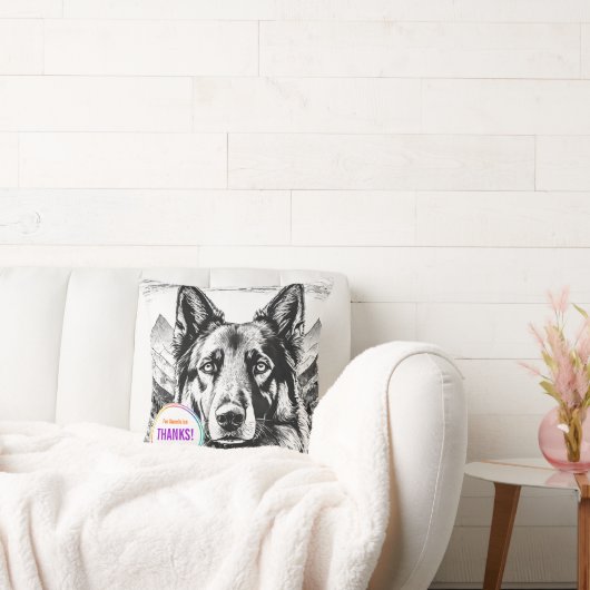 牧羊犬のパターン クッション (ソファ)
