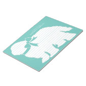 牧羊犬の子犬の古い英語の羊の犬 ノートパッド (アングル)