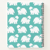 牧羊犬の子犬の古い英語の羊の犬 ノートブック (裏面)