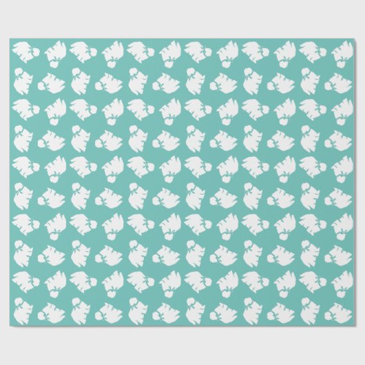 牧羊犬の子犬の古い英語の羊の犬 ラッピングペーパー (フラット)