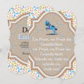 牧羊犬の招待状 招待状 (正面/裏面)