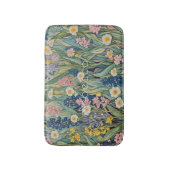 牧草地ささやき：パステルワイルドフラワー バスマット (正面縦)