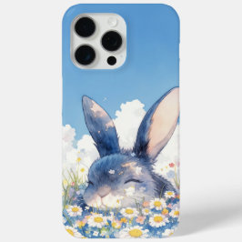 牧草地でのうさぎの昼寝 iPhone 15 PRO MAXケース