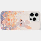 牧草地でウサギと楽しくホッピング Case-Mate iPhoneケース (裏面 (横))