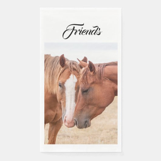 牧草地で生い茂る馬 (正面)