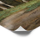 牧草地に二頭の馬 ポスター (コーナー)