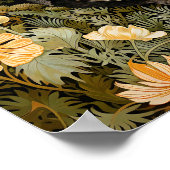 牧草地のアート絵画プリントの野生の七面鳥 ポスター (角)