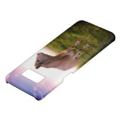 牧草地のサングリエの日没の国牛 Case-Mate SAMSUNG GALAXYケース (ボトム)