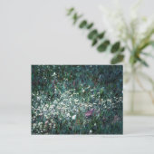 牧草地のヒバリ ポストカード (スタンド正面)