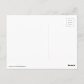 牧草地のヒバリ ポストカード (裏面)