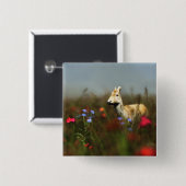 牧草地のボタンを開く 缶バッジ (正面&裏面)