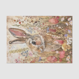 牧草地の切り離しのバニー 薄葉紙