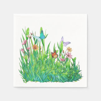 牧草地の喜び スタンダードカクテルナプキン