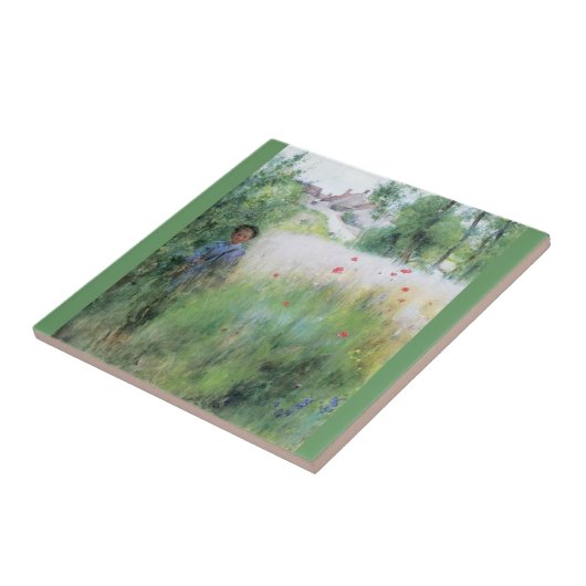 牧草地の少年 タイル (側面)