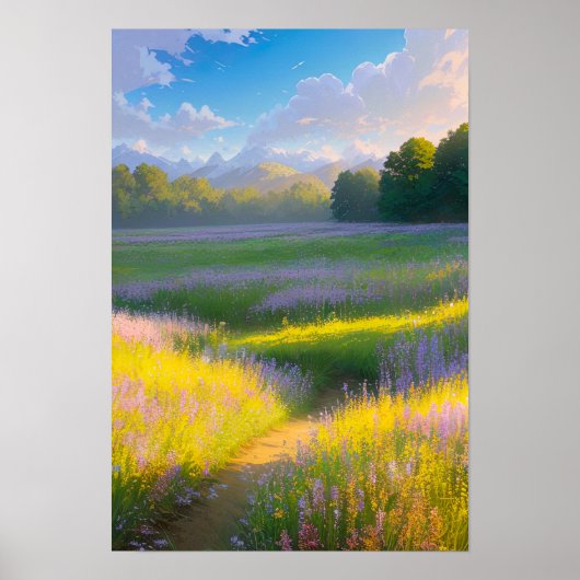 牧草地の抱擁 ポスター (正面)