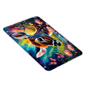 牧草地の池で子鹿 マグネット (右側)