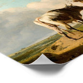 牧草地の牛 | ユージェーヌジョセフヴェルボエクホーフェン ポスター (角)