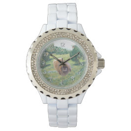 牧草地の牧民 腕時計