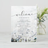 牧草地の紅葉の野結婚花の儀式 プログラム (スタンド正面)