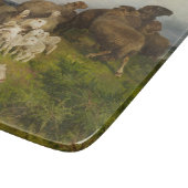 牧草地の羊(フリードリ威厳があるヒ・シェンク) カッティングボード (角)