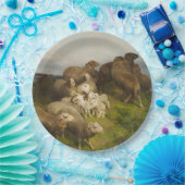 牧草地の羊(フリードリ威厳があるヒ・シェンク) ペーパープレート (パーティー)