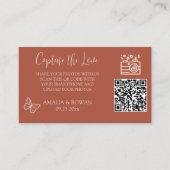 牧草地の花が恋を描く エンクロージャーカード (正面)