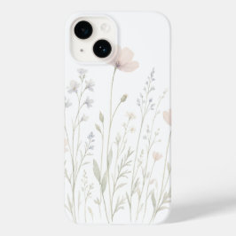 牧草地の花のスマホケース 植物画風 Case-Mate iPhone 14ケース