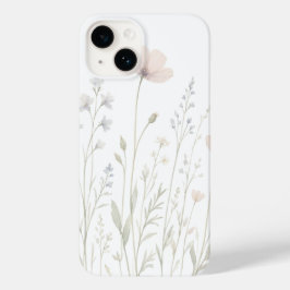 牧草地の花のスマホケース 植物画風 Case-Mate iPhone 14ケース
