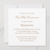 牧草地の花リースファースト・ホーリー・コミューン 招待状 (裏面)