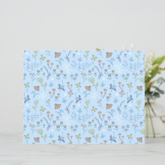 牧草地の花（青） (スタンド正面)