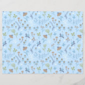 牧草地の花（青） (正面)