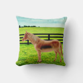 牧草地の馬 クッション (正面)