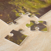 牧草地の馬 ジグソーパズル (側面)