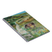 牧草地の馬 ノートブック (右側)