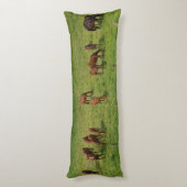 牧草地の馬 ボディピロー (裏面 (縦))